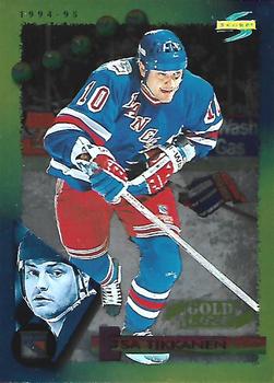 #136 Esa Tikkanen - New York Rangers - 1994-95 Score - Gold Line Hockey