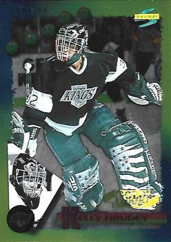 #145 Kelly Hrudey - Los Angeles Kings - 1994-95 Score - Gold Line Hockey