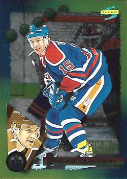 #147 Fredrik Olausson - Edmonton Oilers - 1994-95 Score - Gold Line Hockey