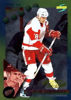 #150 Steve Yzerman - Detroit Red Wings - 1994-95 Score - Gold Line Hockey