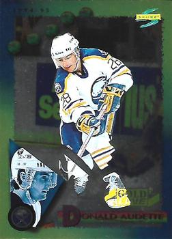#157 Donald Audette - Buffalo Sabres - 1994-95 Score - Gold Line Hockey