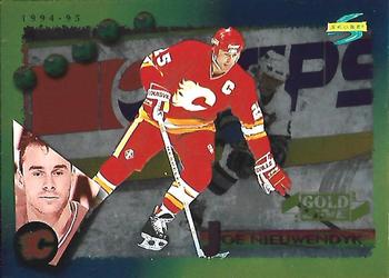 #159 Joe Nieuwendyk - Calgary Flames - 1994-95 Score - Gold Line Hockey