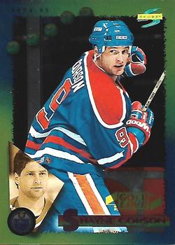 #174 Shayne Corson - Edmonton Oilers - 1994-95 Score - Gold Line Hockey