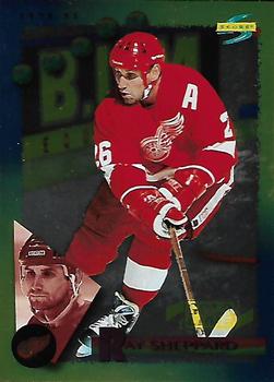 #175 Ray Sheppard - Detroit Red Wings - 1994-95 Score - Gold Line Hockey