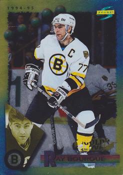 #180 Ray Bourque - Boston Bruins - 1994-95 Score - Gold Line Hockey