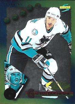 #196 Gaetan Duchesne - San Jose Sharks - 1994-95 Score - Gold Line Hockey