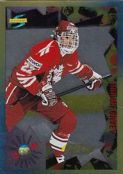 #207 Aaron Gavey - Canada - 1994-95 Score - Gold Line Hockey