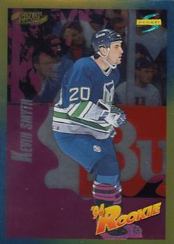 #225 Kevin Smyth - Hartford Whalers - 1994-95 Score - Gold Line Hockey