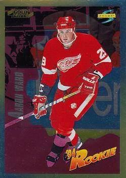 #229 Aaron Ward - Detroit Red Wings - 1994-95 Score - Gold Line Hockey