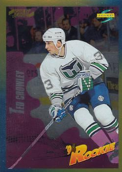 #233 Ted Crowley - Hartford Whalers - 1994-95 Score - Gold Line Hockey