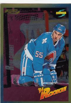 #236 Rene Corbet - Quebec Nordiques - 1994-95 Score - Gold Line Hockey