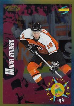 #249 Mikael Renberg - Philadelphia Flyers - 1994-95 Score - Gold Line Hockey