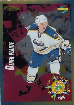 #251 Derek Plante - Buffalo Sabres - 1994-95 Score - Gold Line Hockey