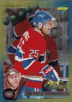 #165 Vincent Damphousse - Montreal Canadiens - 1994-95 Score - Gold Line Hockey