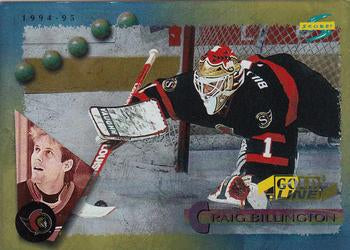 #167 Craig Billington - Ottawa Senators - 1994-95 Score - Gold Line Hockey