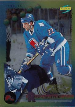 #177 Ron Sutter - Quebec Nordiques - 1994-95 Score - Gold Line Hockey