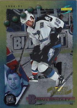 #179 Brian Bradley - Tampa Bay Lightning - 1994-95 Score - Gold Line Hockey