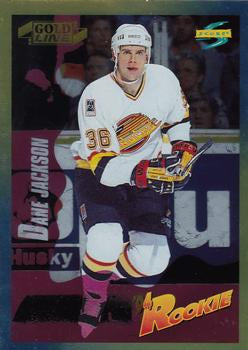 #216 Dane Jackson - Vancouver Canucks - 1994-95 Score - Gold Line Hockey