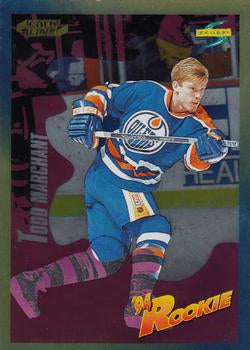 #226 Todd Marchant - Edmonton Oilers - 1994-95 Score - Gold Line Hockey