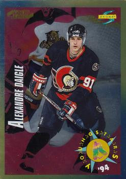 #248 Alexandre Daigle - Ottawa Senators - 1994-95 Score - Gold Line Hockey