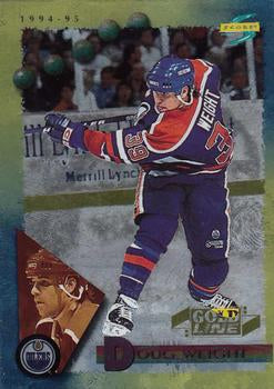 #58 Doug Weight - Edmonton Oilers - 1994-95 Score - Gold Line Hockey