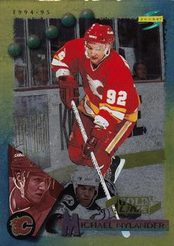 #59 Michael Nylander - Calgary Flames - 1994-95 Score - Gold Line Hockey