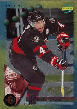 #76 Brad Shaw - Ottawa Senators - 1994-95 Score - Gold Line Hockey