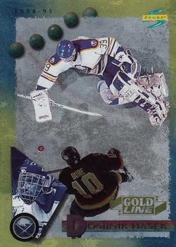 #78 Dominik Hasek - Buffalo Sabres - 1994-95 Score - Gold Line Hockey