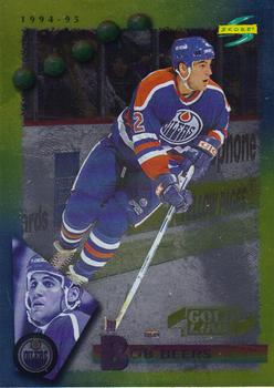 #7 Bob Beers - Edmonton Oilers - 1994-95 Score - Gold Line Hockey