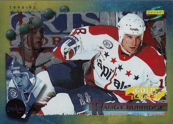 #90 Randy Burridge - Washington Capitals - 1994-95 Score - Gold Line Hockey