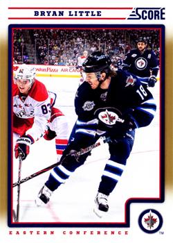 #485 Bryan Little - Winnipeg Jets - 2012-13 Score - Gold Rush Hockey