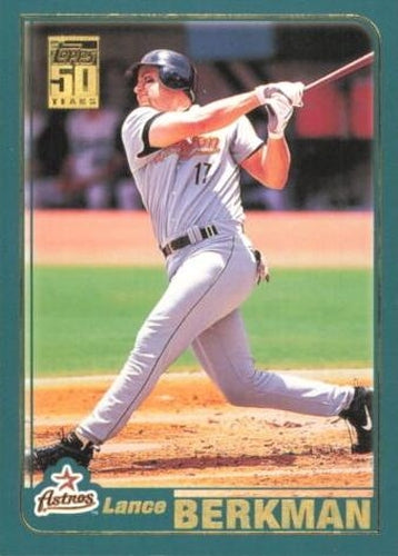 #485 Lance Berkman - Houston Astros - 2001 Topps Baseball