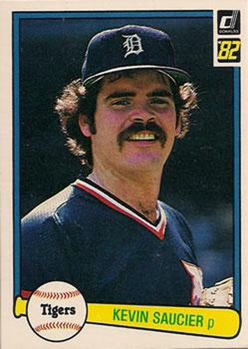 #485 Kevin Saucier - Detroit Tigers - 1982 Donruss Baseball
