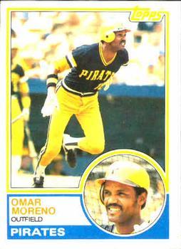 #485 Omar Moreno - Pittsburgh Pirates - 1983 Topps Baseball