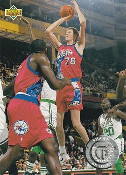 #485 Shawn Bradley - Philadelphia 76ers - 1993-94 Upper Deck Basketball