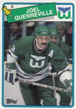 #3 Joel Quenneville - Hartford Whalers - 1988-89 Topps Hockey