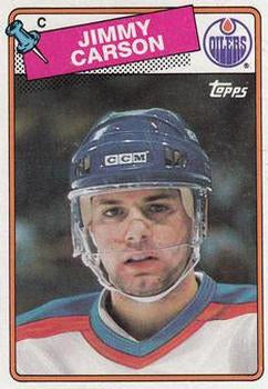 #9 Jimmy Carson - Edmonton Oilers - 1988-89 Topps Hockey