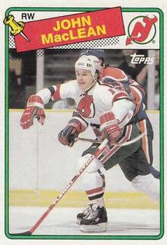 #10 John MacLean - New Jersey Devils - 1988-89 Topps Hockey