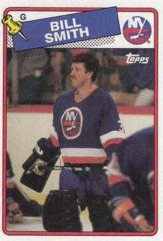 #17 Billy Smith - New York Islanders - 1988-89 Topps Hockey