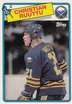 #18 Christian Ruuttu - Buffalo Sabres - 1988-89 Topps Hockey