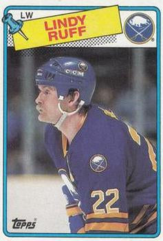 #40 Lindy Ruff - Buffalo Sabres - 1988-89 Topps Hockey