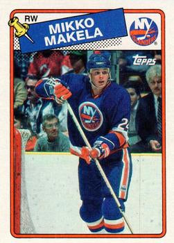 #44 Mikko Makela - New York Islanders - 1988-89 Topps Hockey
