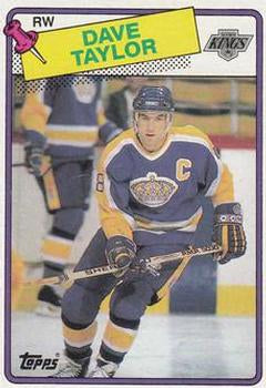 #46 Dave Taylor - Los Angeles Kings - 1988-89 Topps Hockey
