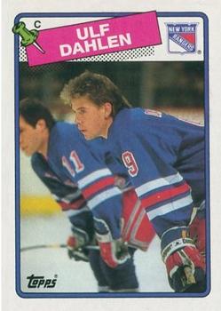 #47 Ulf Dahlen - New York Rangers - 1988-89 Topps Hockey
