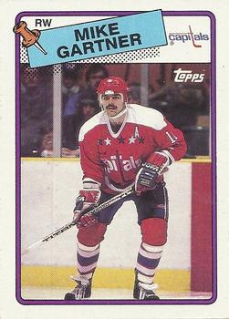 #50 Mike Gartner - Washington Capitals - 1988-89 Topps Hockey