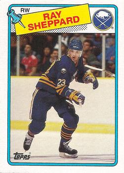 #55 Ray Sheppard - Buffalo Sabres - 1988-89 Topps Hockey