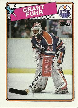 #59 Grant Fuhr - Edmonton Oilers - 1988-89 Topps Hockey