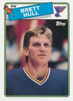 #66 Brett Hull - St. Louis Blues - 1988-89 Topps Hockey
