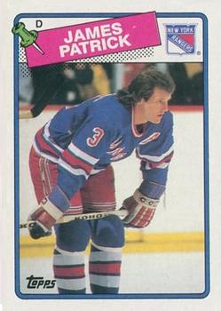 #69 James Patrick - New York Rangers - 1988-89 Topps Hockey