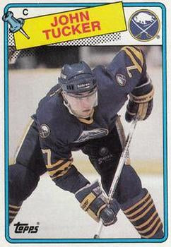 #74 John Tucker - Buffalo Sabres - 1988-89 Topps Hockey